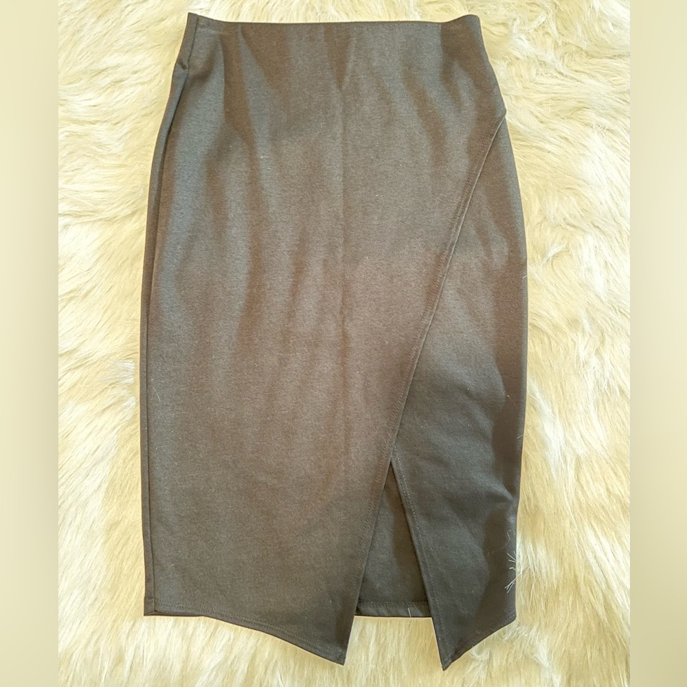 Pencil Skirt with Slit